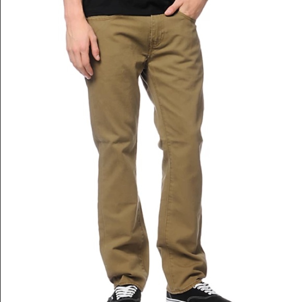 Mens Levi’s 513 khaki pants